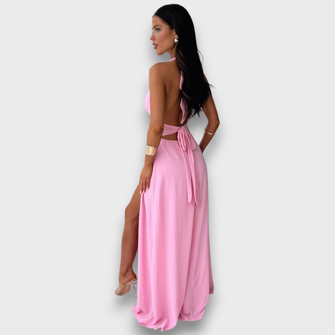 Elenoré – Maxi Dress with Deep Slit
