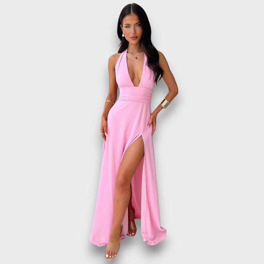 Elenoré – Maxi Dress with Deep Slit