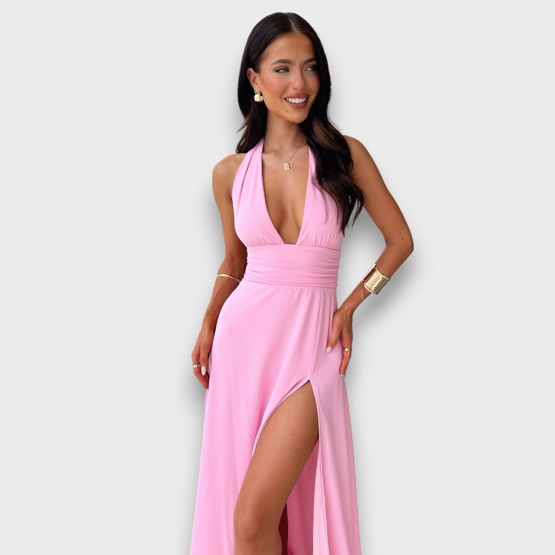 Elenoré – Maxi Dress with Deep Slit