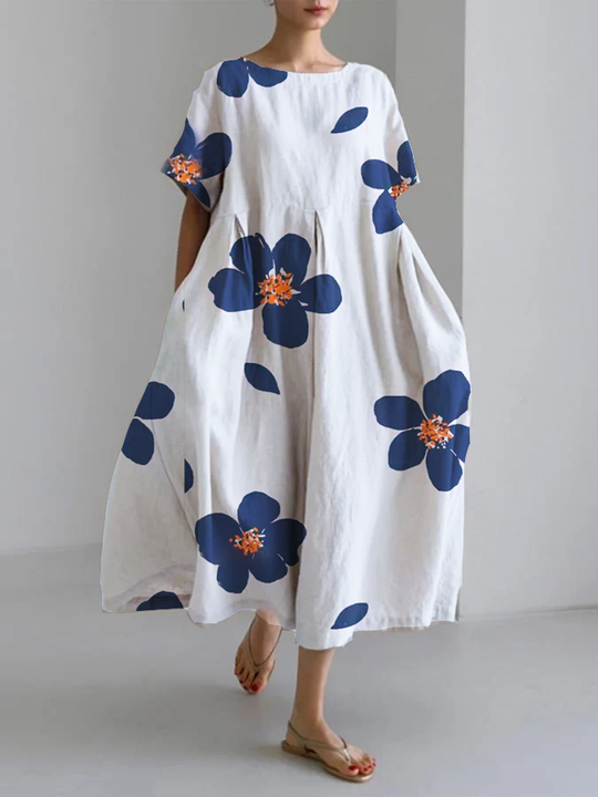 Cecilie – Elegant floral dress for any occasion with style and floating comfort