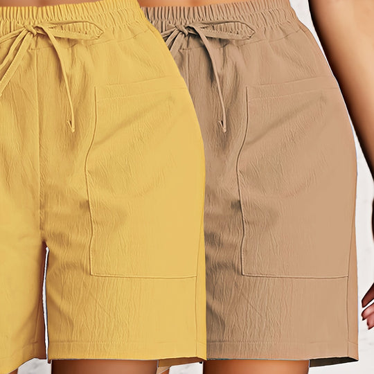 Mika – Lightweight Drawstring Shorts for Women
