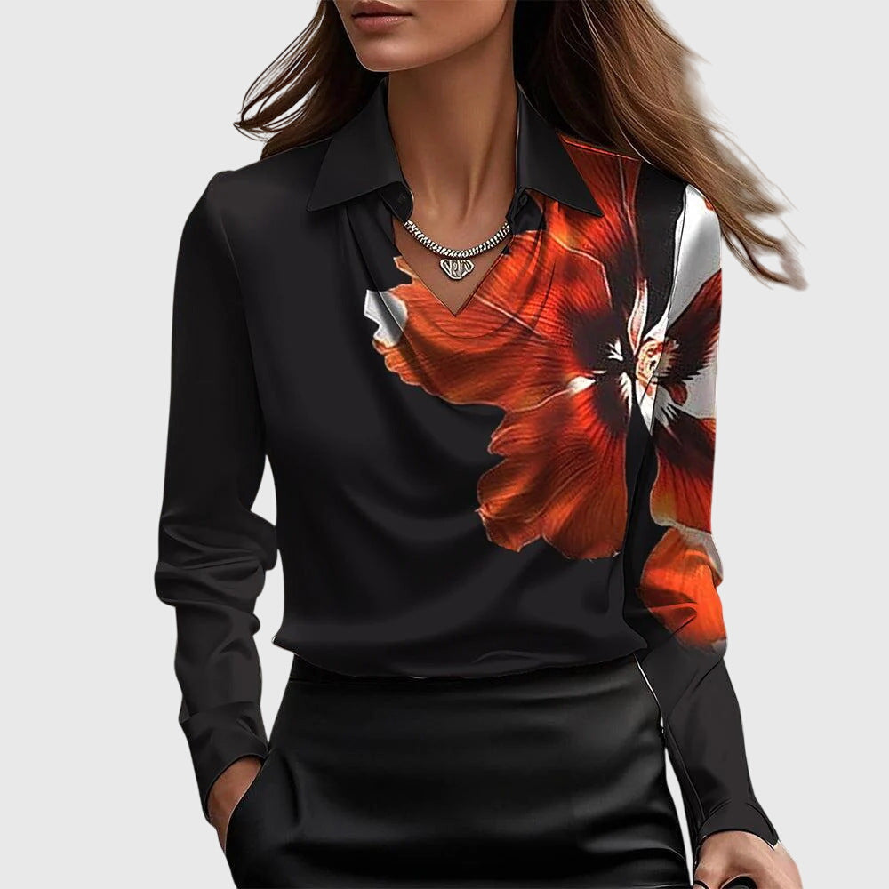 Samaire – Elegant Satin Blouse for Women