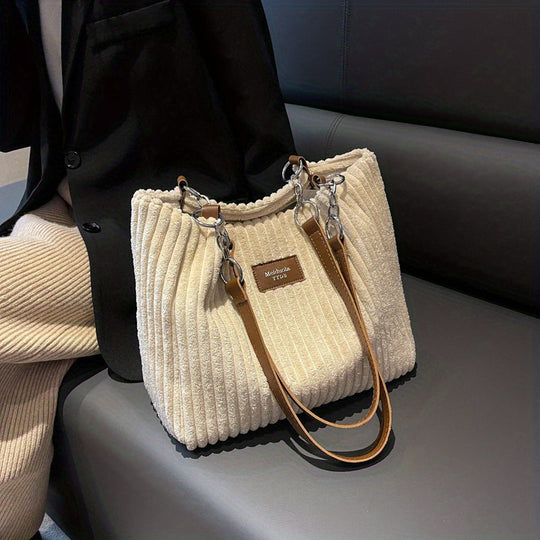 Gio - Soft corduroy shoulder bag