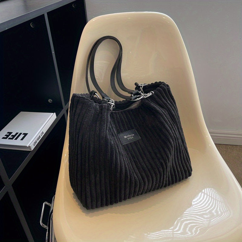Gio - Soft corduroy shoulder bag