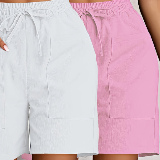 Mika – Lightweight Drawstring Shorts for Women