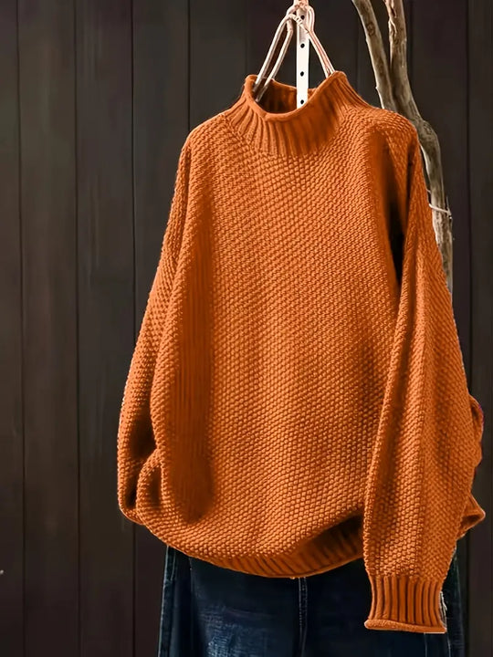 Magdalene – Chunky Knit Turtleneck Sweater for Women