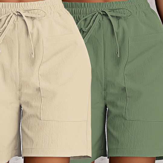 Mika – Lightweight Drawstring Shorts for Women