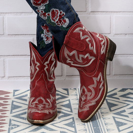 Maiken - TrailBloom Western V-Cut Boots