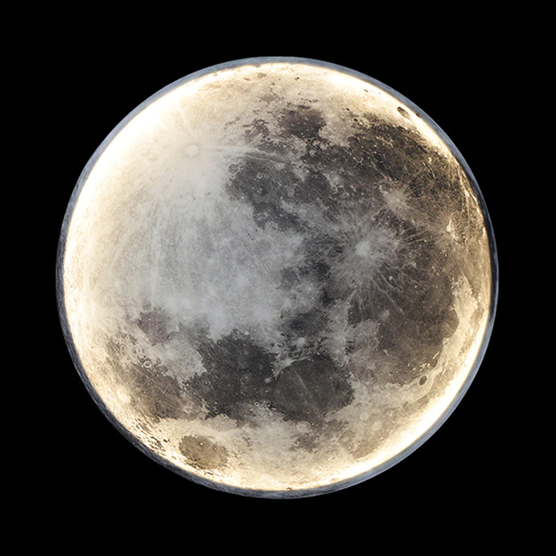 Chandra – 3D Moon Wall Lamp with Smart Ambience Control