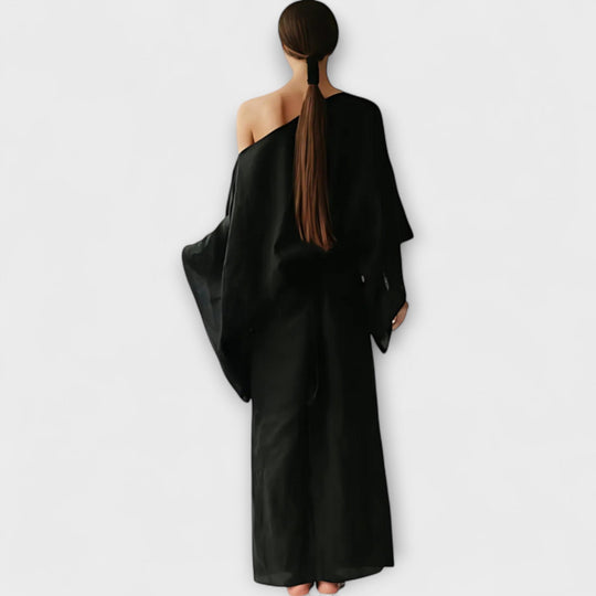 Talina – Kimono-Inspired Dress with Tie Detail
