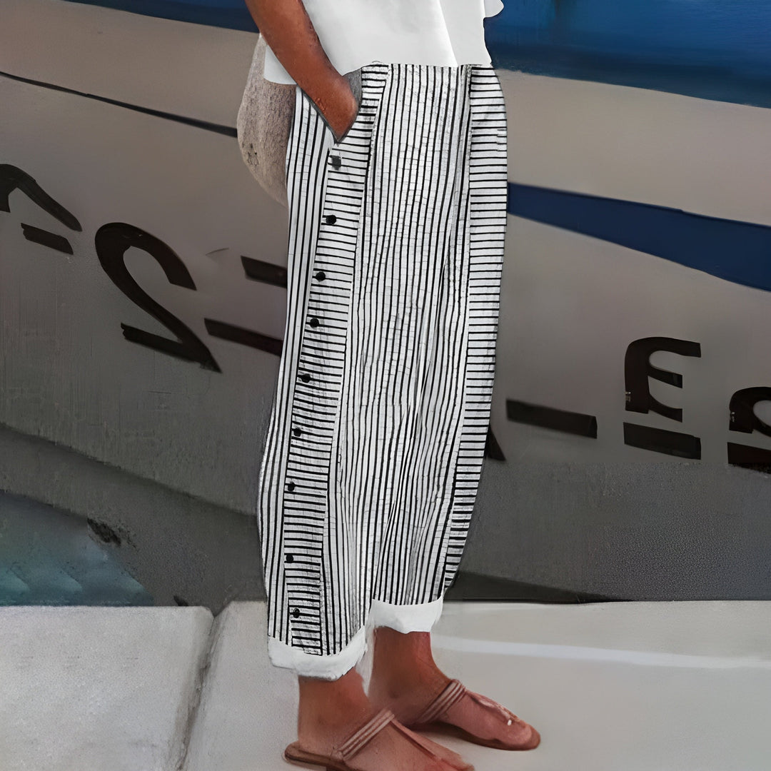 Antonette - AerisWeave Summer Linen Trousers