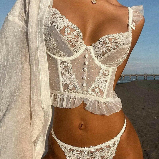 Freya – Italian Lace Lingerie Set for Women