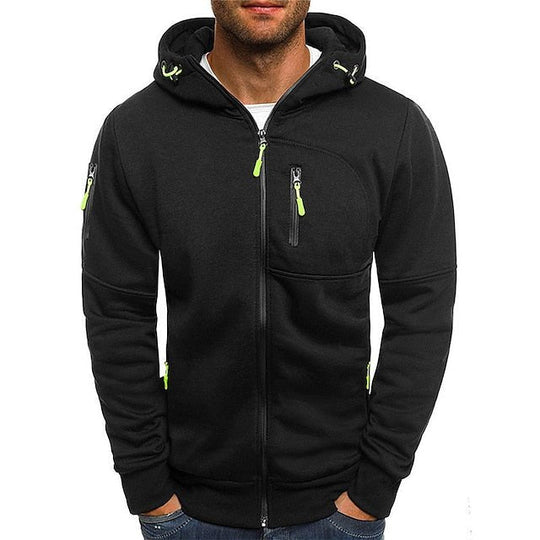 Darren – Essential Zip-Up Hoodie for Men