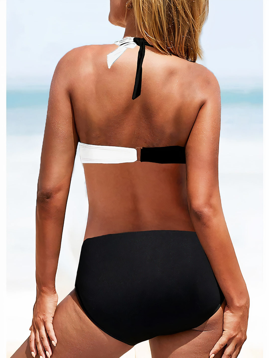 Lidzy - Colorblock Bikini Set for Women