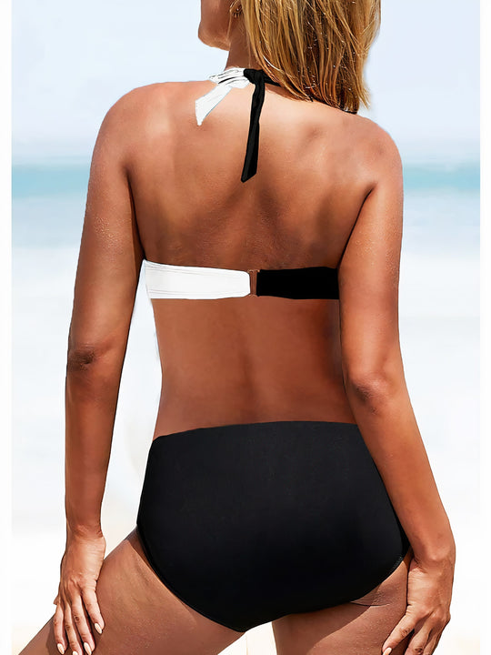 Lidzy - Colorblock Bikini Set for Women