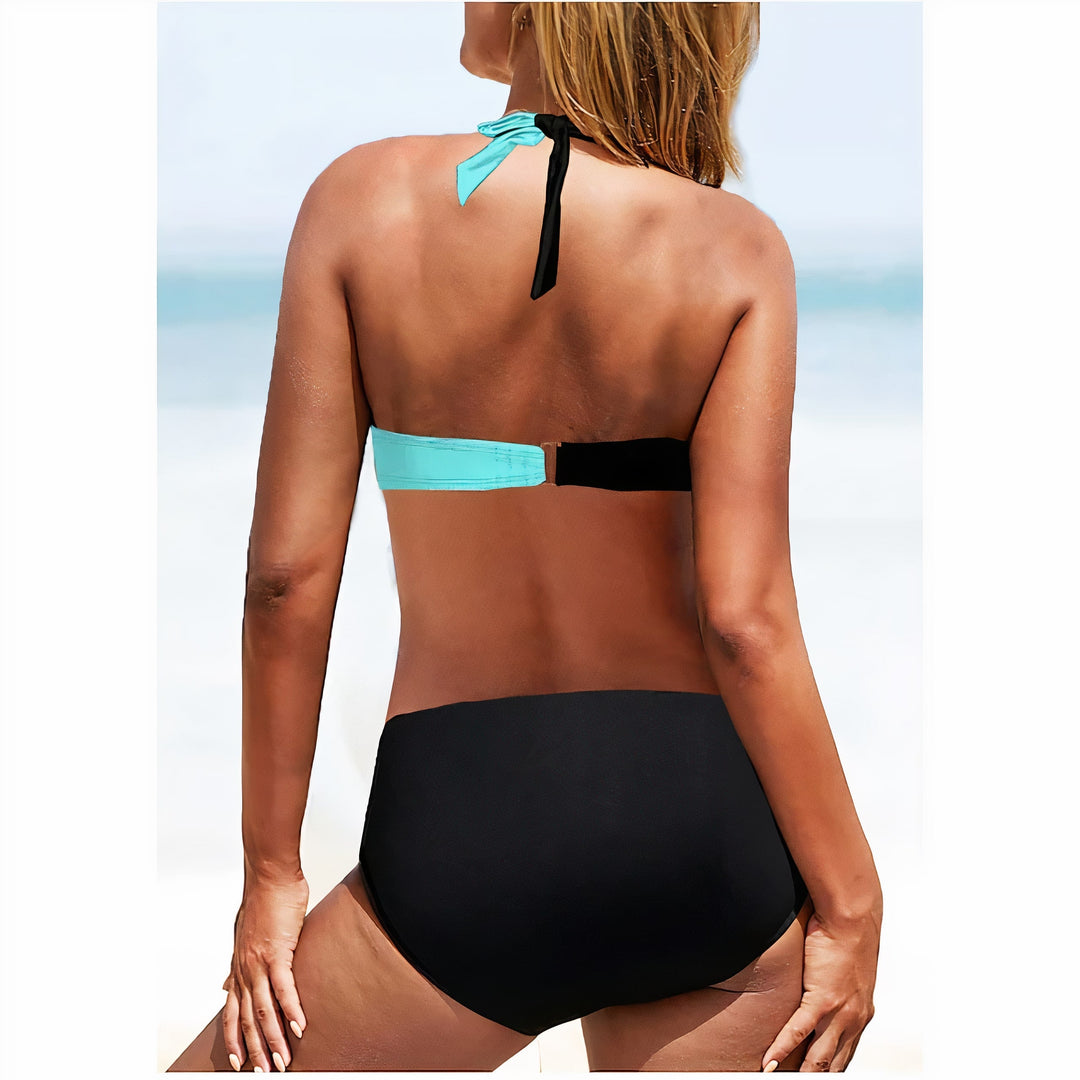 Lidzy - Colorblock Bikini Set for Women