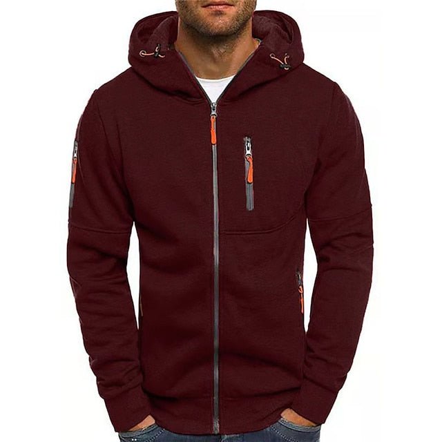 Darren – Essential Zip-Up Hoodie for Men