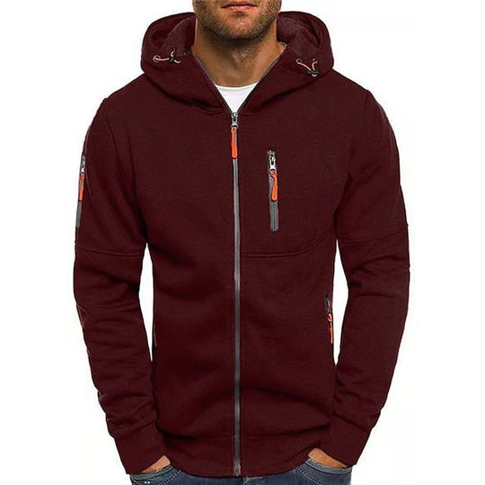 Darren – Essential Zip-Up Hoodie for Men