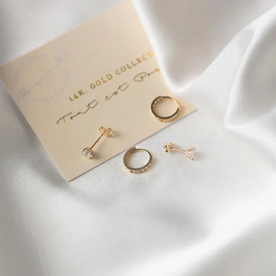 Torrey – Classic Solitaire Stud Earrings for Women
