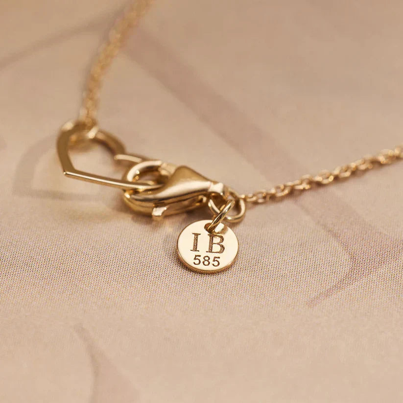 Dominique – Gold Heart Charm Bracelet for Women