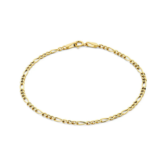 Natalia – Gold Figaro Chain Bracelet for Women