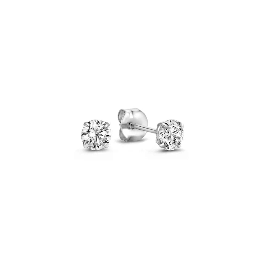 Torrey – Classic Solitaire Stud Earrings for Women