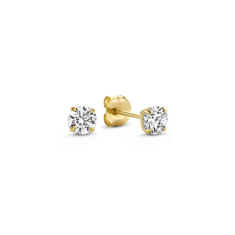 Ami – Gold Hoop & Stud Earring Set for Women