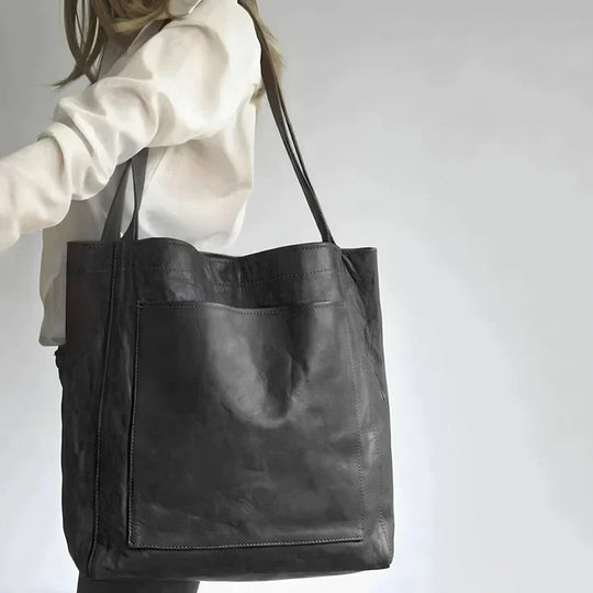 Beth – Classic Leather Tote Bag for Women