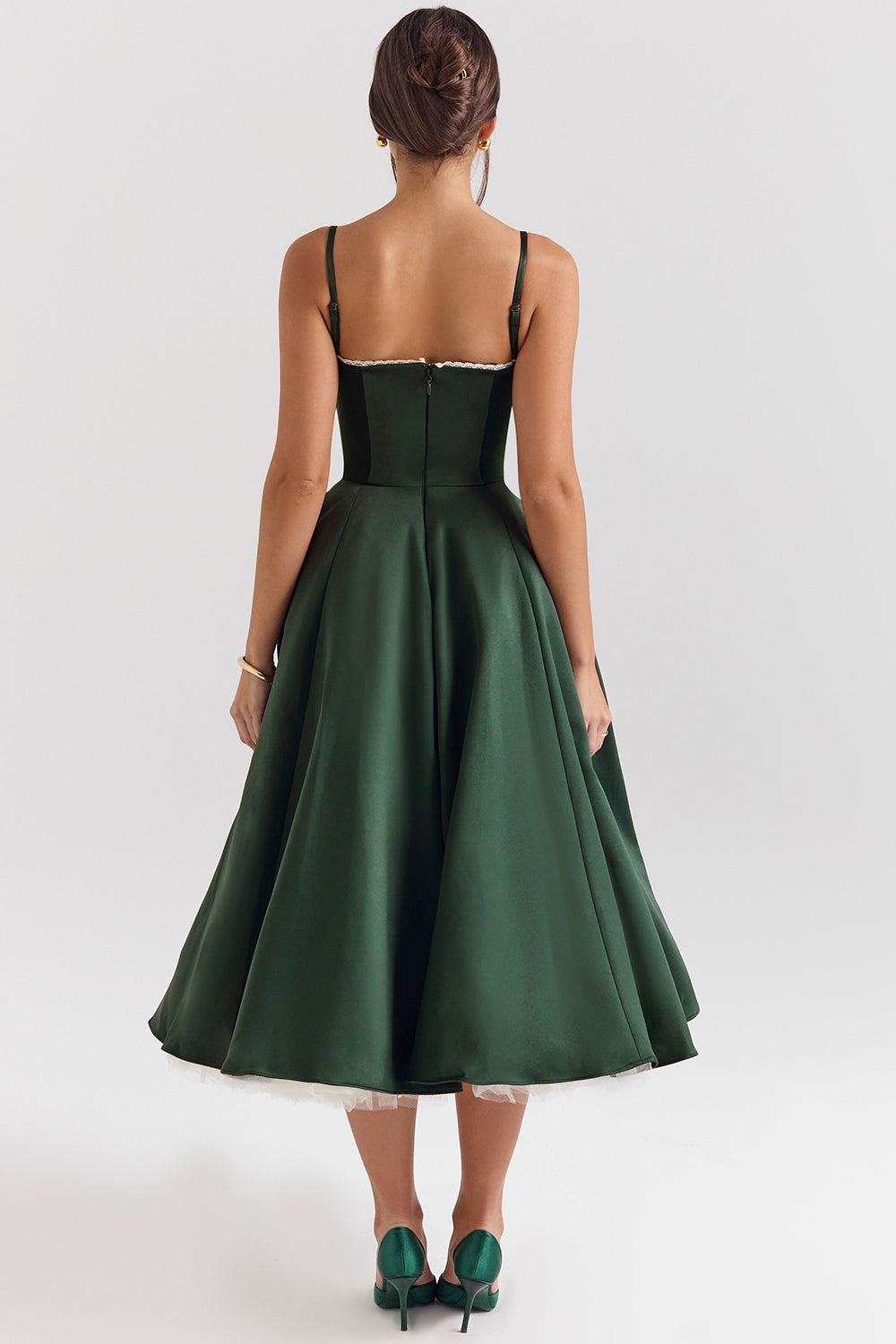 Sammi – Sweetheart Neckline Midi Dress for Women