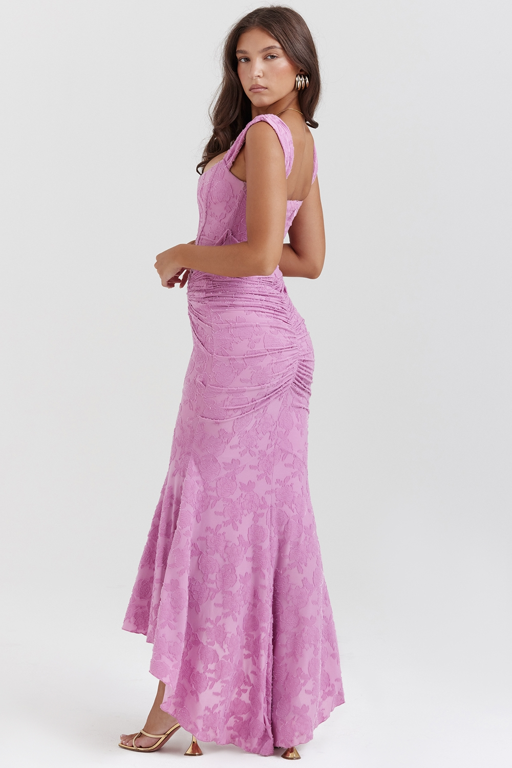 Paulette – Lace Mermaid Midi Dress for Women