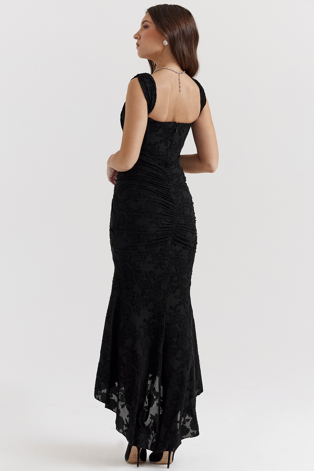 Paulette – Lace Mermaid Midi Dress for Women