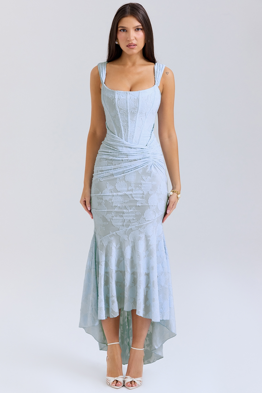 Paulette – Lace Mermaid Midi Dress for Women