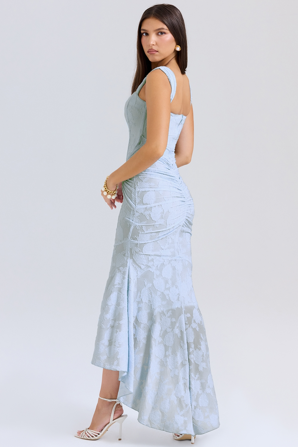 Paulette – Lace Mermaid Midi Dress for Women