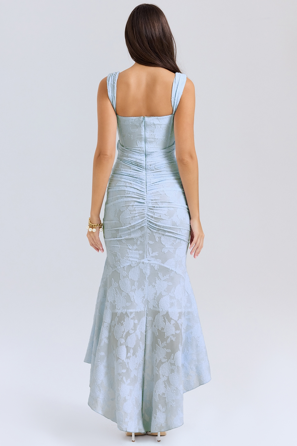 Paulette – Lace Mermaid Midi Dress for Women