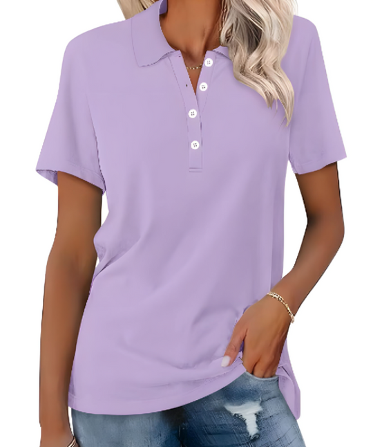 Hope – Classic Short Sleeve Polo Shirt for Women