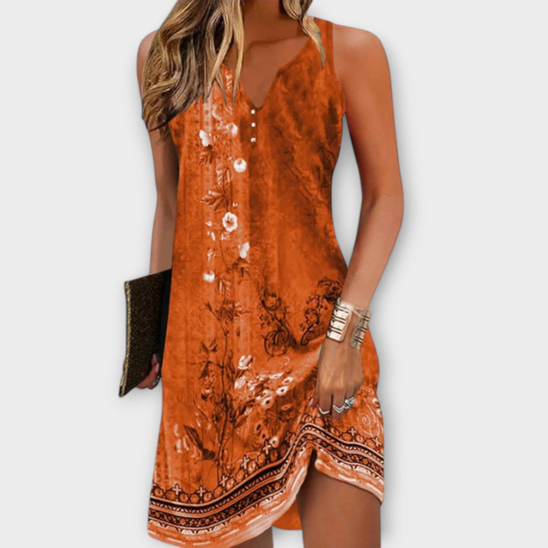 Alaira – Loose Dress with Ethno Flair