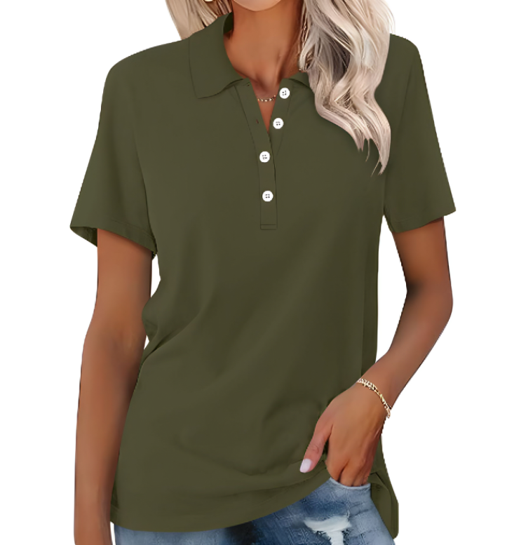 Hope – Classic Short Sleeve Polo Shirt for Women