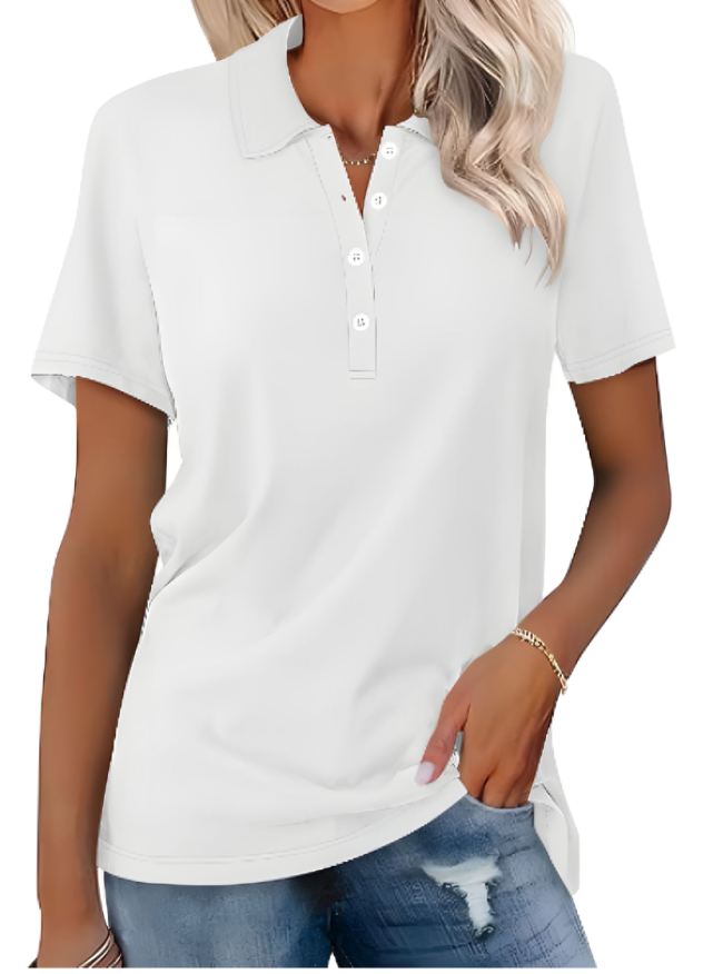 Hope – Classic Short Sleeve Polo Shirt for Women