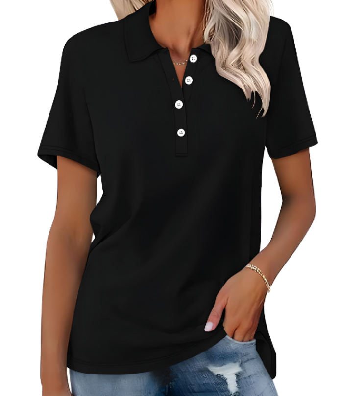 Hope – Classic Short Sleeve Polo Shirt for Women
