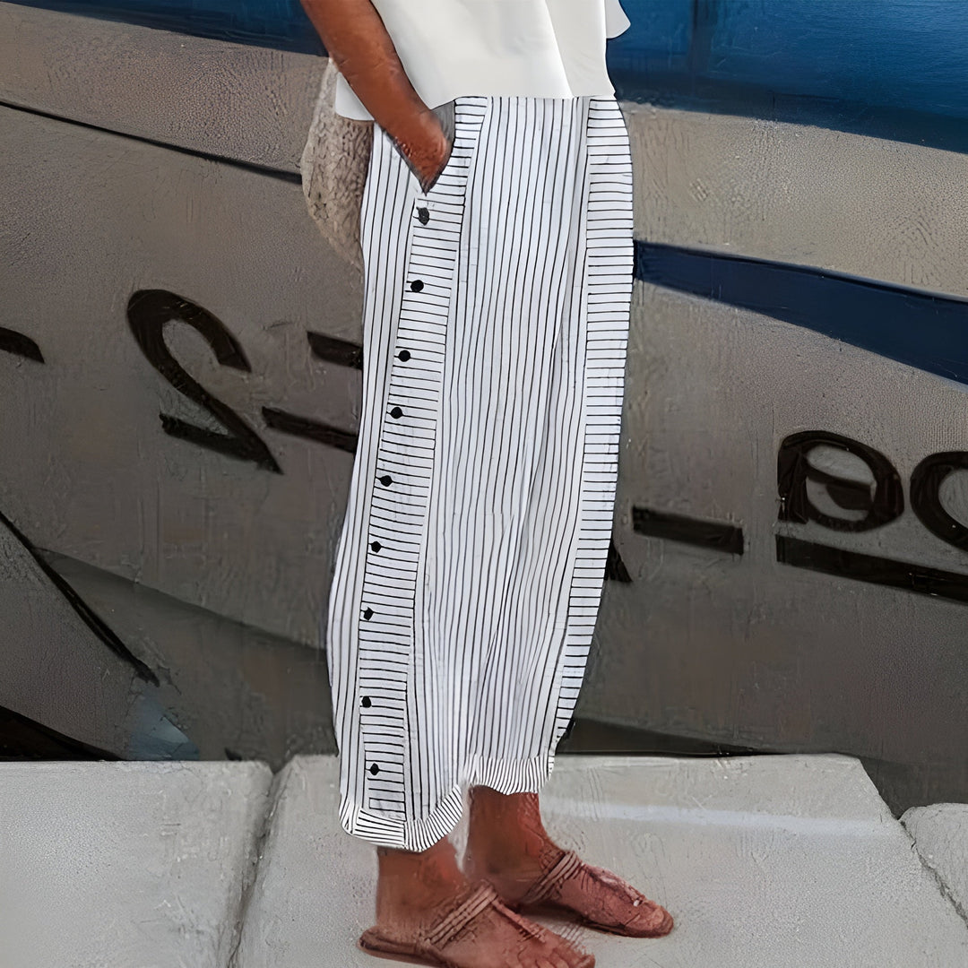 Antonette - AerisWeave Summer Linen Trousers