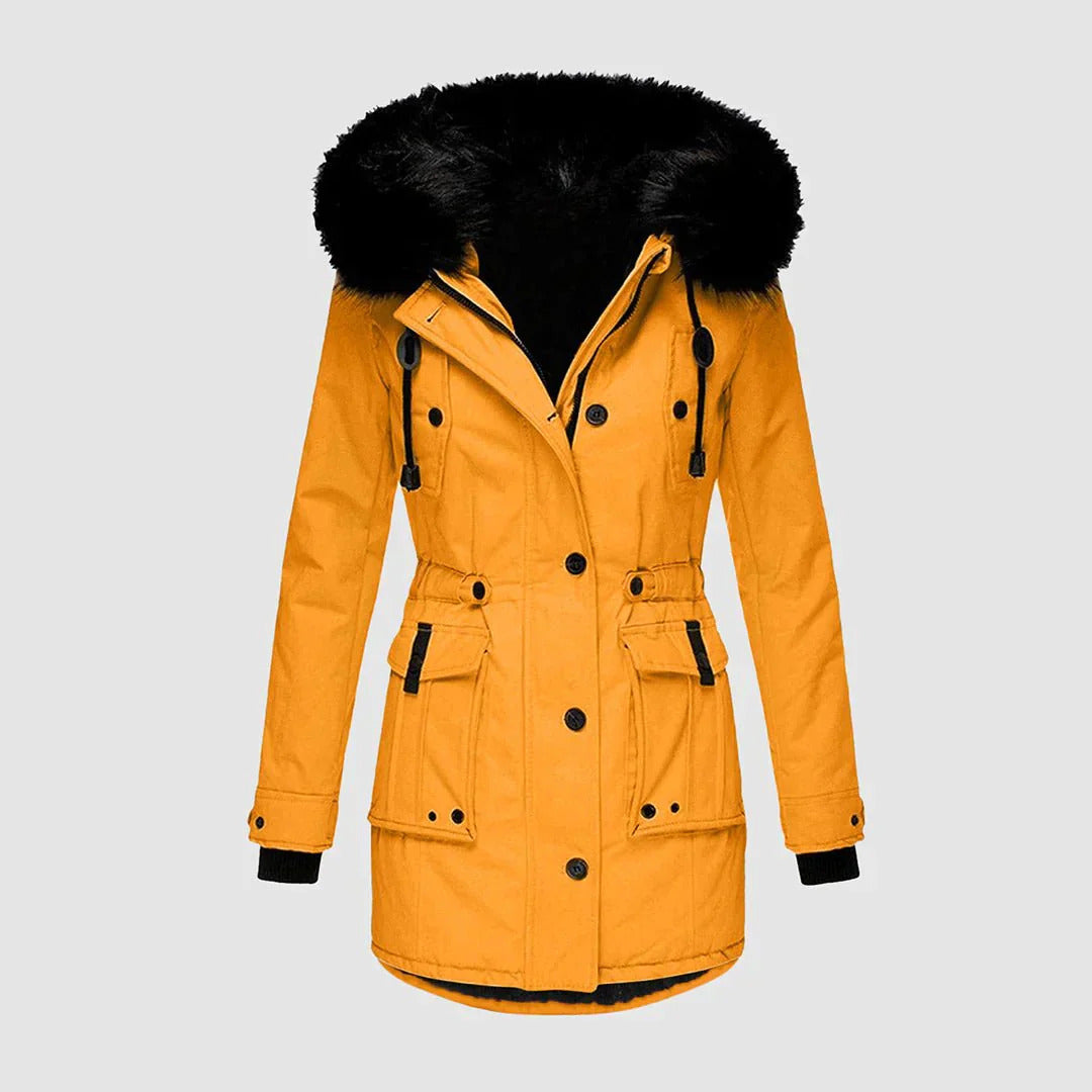 Danika – Faux Fur Hooded Winter Coat for Women