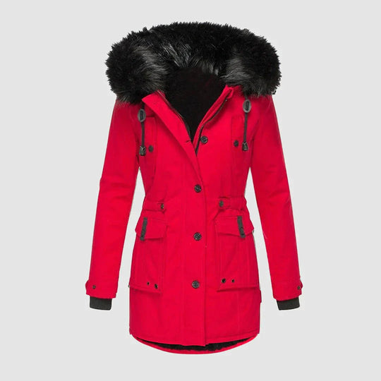 Danika – Faux Fur Hooded Winter Coat for Women