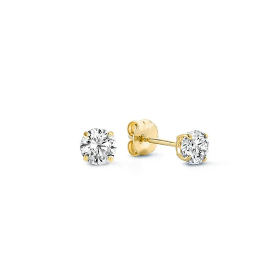 Torrey – Classic Solitaire Stud Earrings for Women