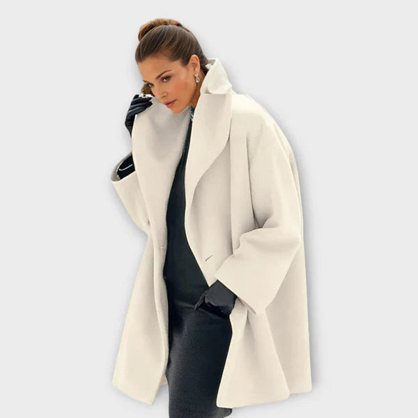Bridgette– Elegant Oversized Wool Coat for Women