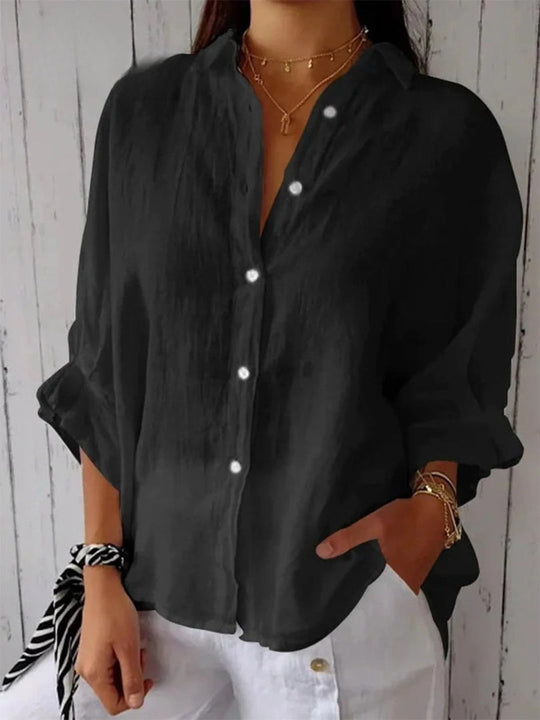 Stephanie – Relaxed Fit Linen Shirt