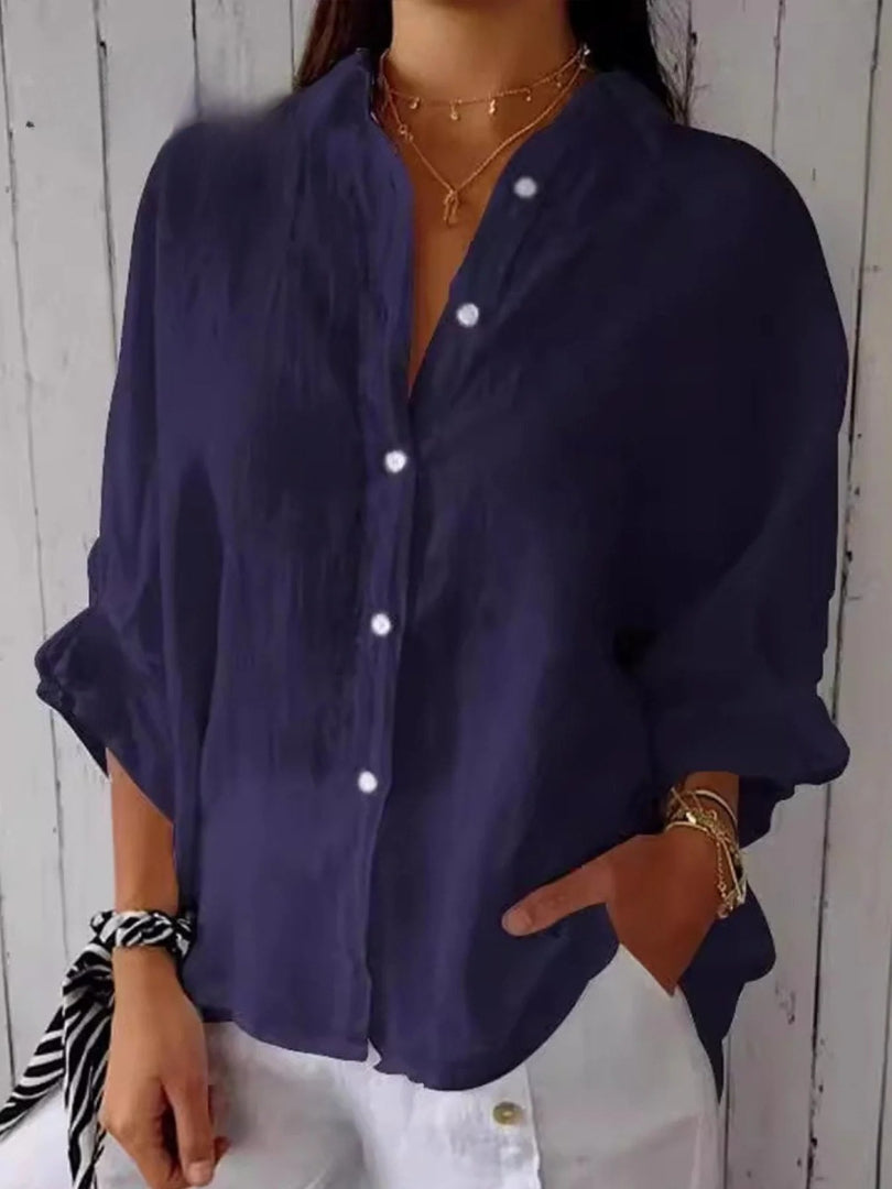 Stephanie – Relaxed Fit Linen Shirt