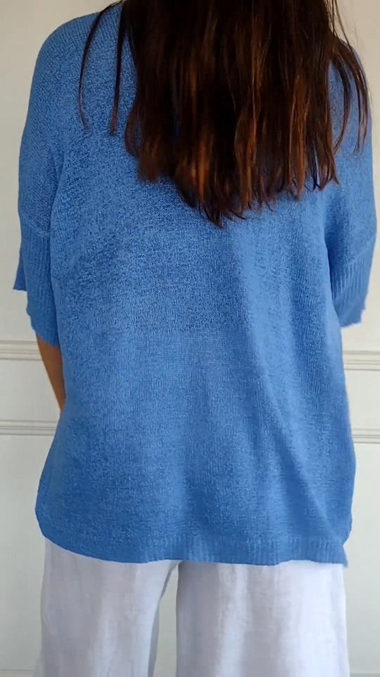 Chloe - SoftVibe Knit V-Neck Top