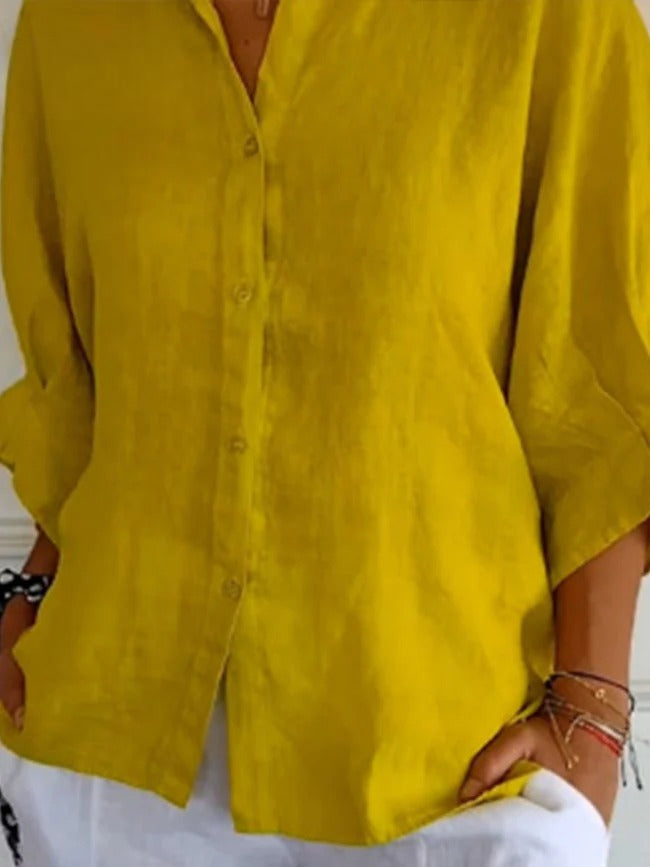 Stephanie – Relaxed Fit Linen Shirt