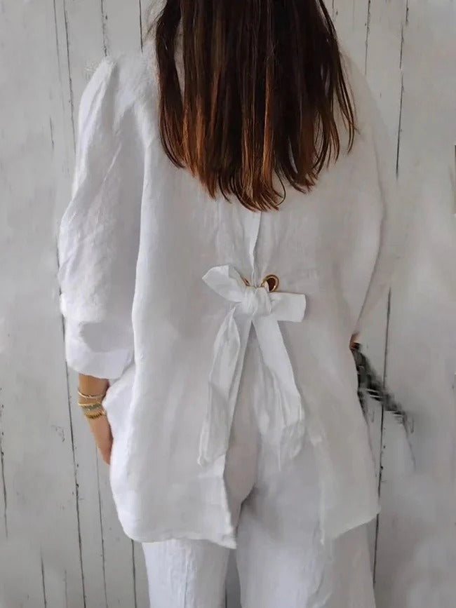 Stephanie – Relaxed Fit Linen Shirt