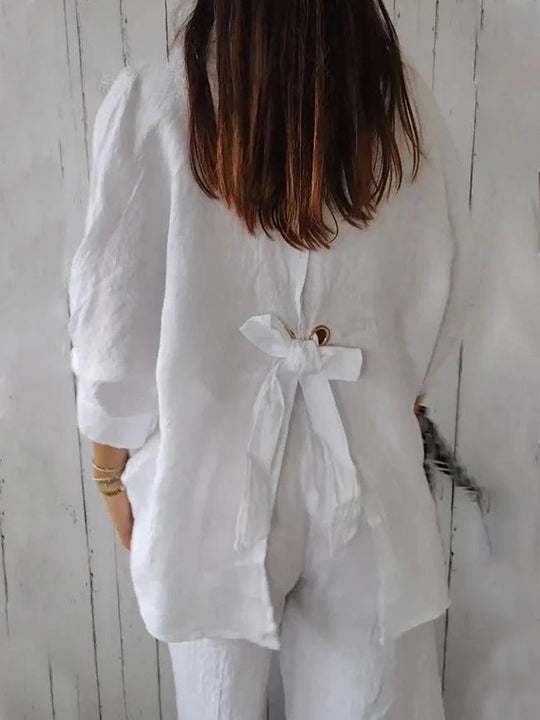 Stephanie – Relaxed Fit Linen Shirt